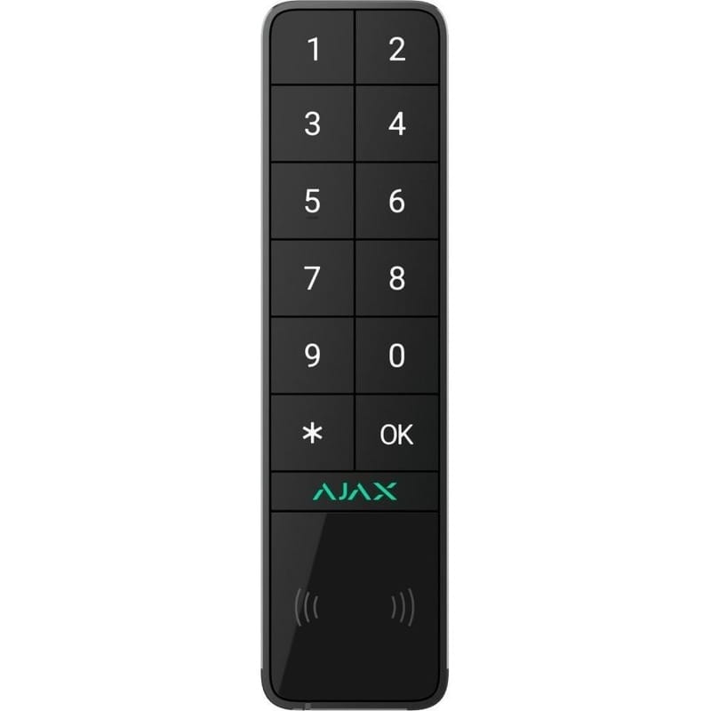Беспроводная клавиатура Ajax KeyPad Outdoor Jeweller Black