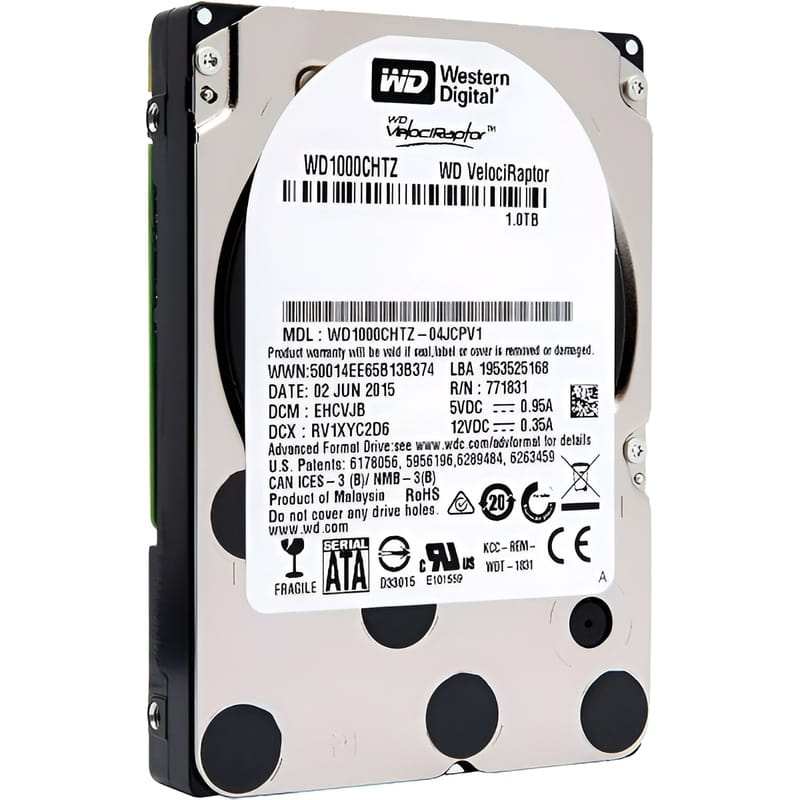 Накопичувач HDD 2.5" SATA 1.0TB WD VelociRaptor 10000rpm 64MB (WD1000CHTZ)