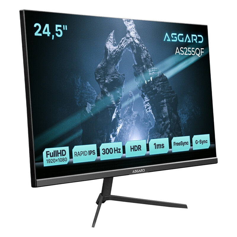 Монітор ASGARD Gaming 24.5" AS255QF IPS Black 300Hz