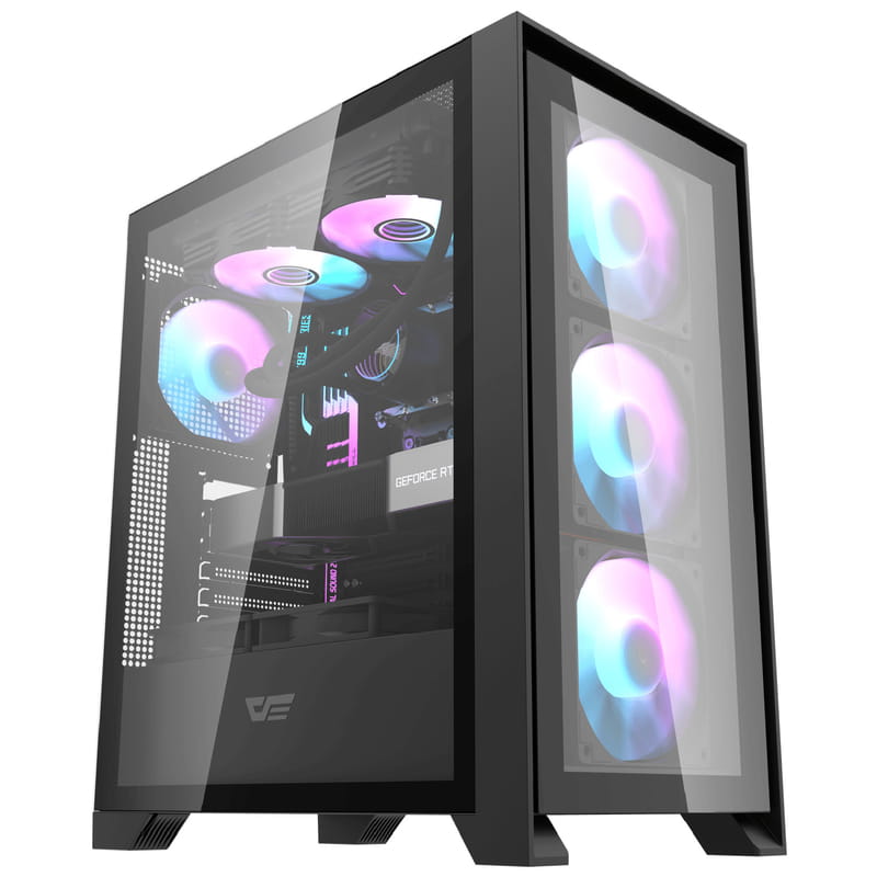 Корпус DarkFlash DRX70 Glass Black