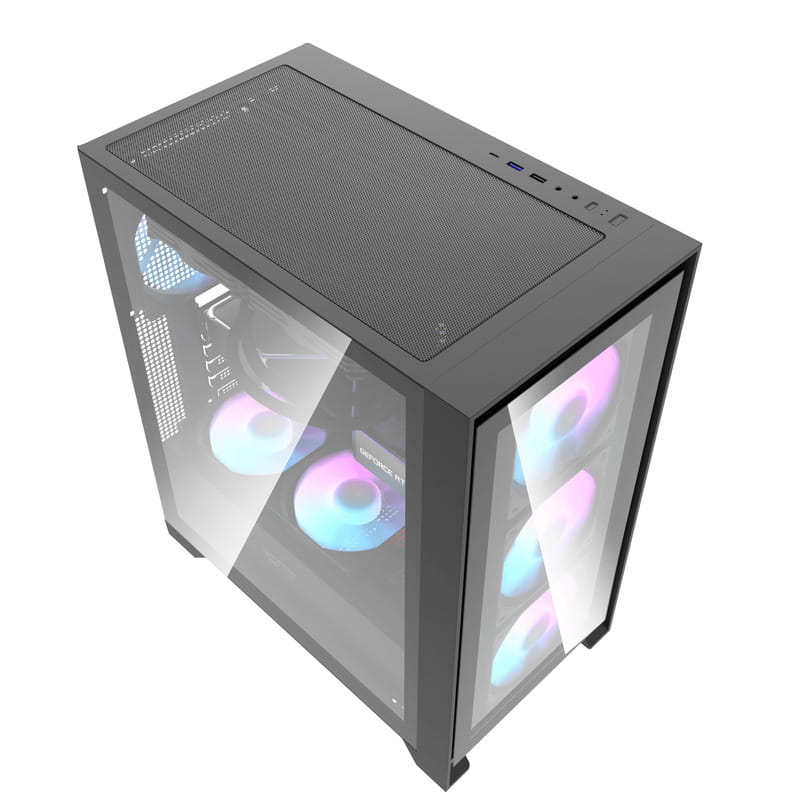 Корпус DarkFlash DRX70 Glass Black