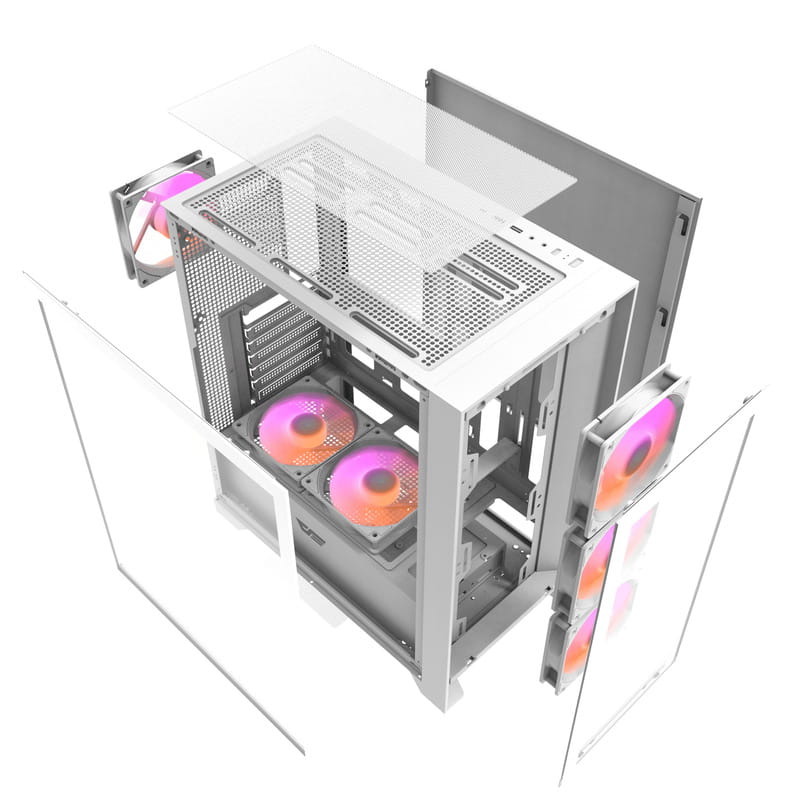 Корпус DarkFlash DRX70 Glass White