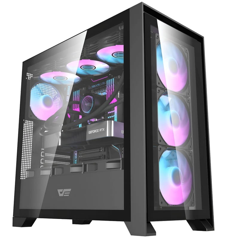 Корпус DarkFlash DRX90 Glass Black