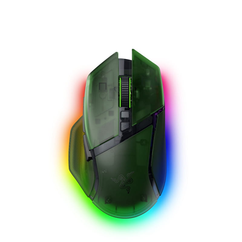 Мышь беспроводная Razer Basilisk V3 Pro 35K Phantom Green (RZ01-05240300-R3G1)