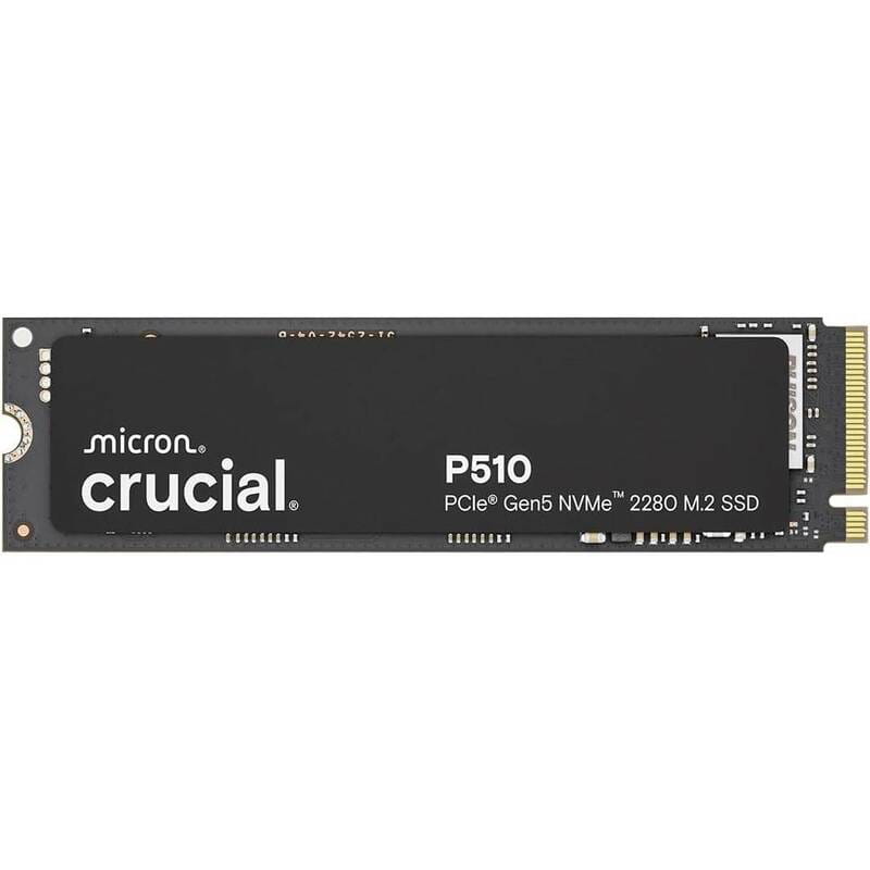 Накопичувач SSD 1TB Micron P510 M.2 2280 PCIe 5.0 x4 3D NAND (CT1000P510SSD8)