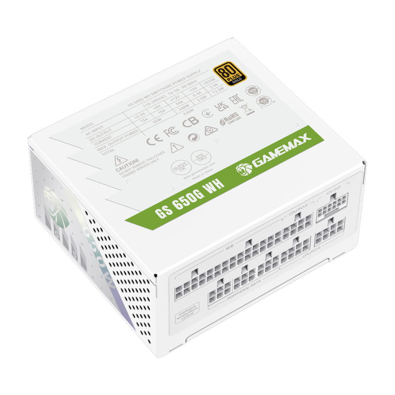 Блок живлення GameMax GS 650G V25 White 650W