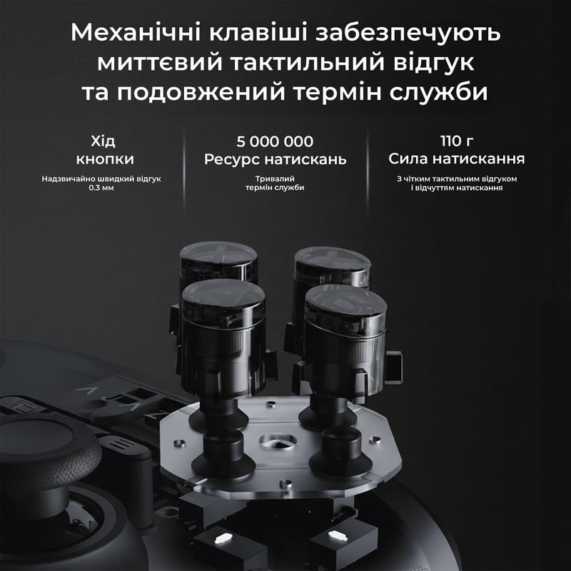 Геймпад Ajazz GP100 RGB Black