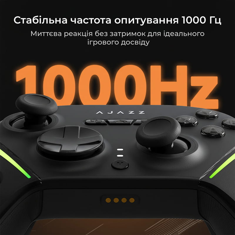 Геймпад Ajazz GP100S RGB Black