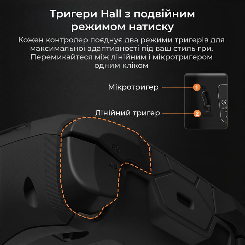 Геймпад Ajazz GP100S RGB Black