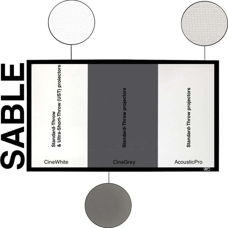 Проекционный экран Elite Screens 150" (332х187, 16:9) (ER150WH1)