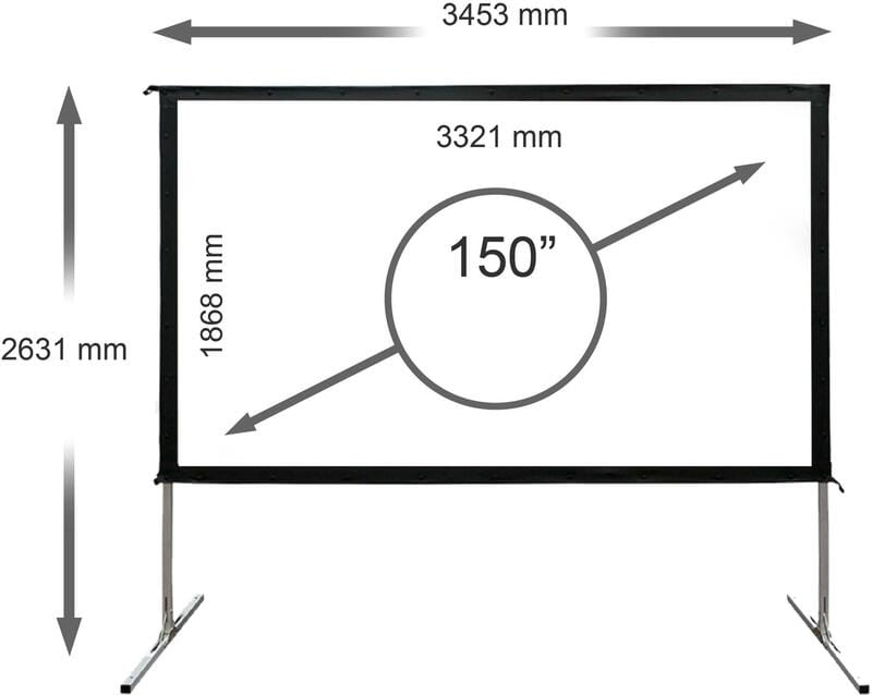 Проекционный экран Elite Screens 150" (332х187, 16:9) (OMS150H2)