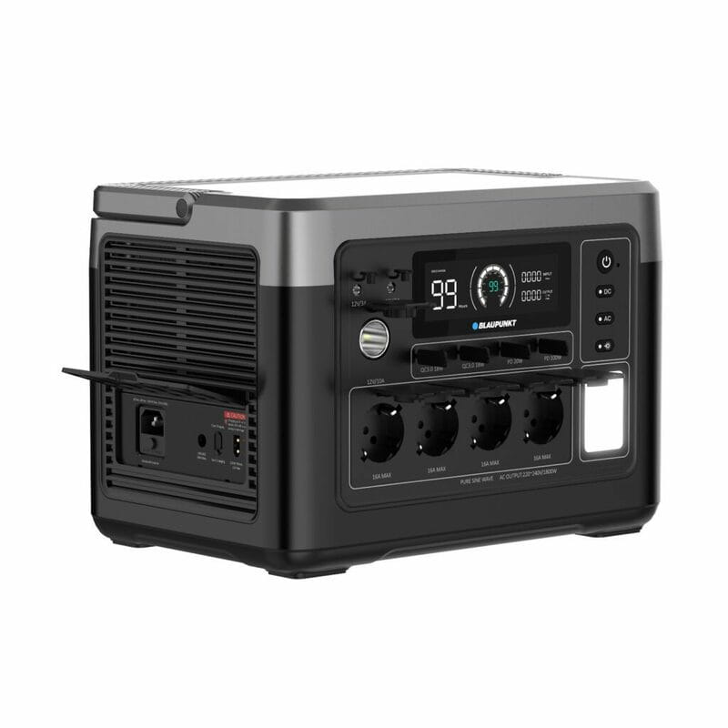 Зарядна станція BLAUPUNKT JuiceBox 1000, 1800W, 1024Wh, LiFePO4 з водонепроникною сумкою