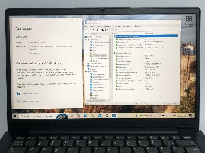 Ноутбук Lenovo Ideapad 3 14ITL6 / 14" FullHD IPS / Pentium Gold 7505 / 8GB / 128GB SSD / Win10 - Б/у