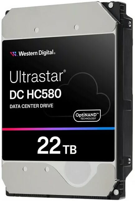 Накопичувач HDD 3.5" SATA 22.0TB WD Ultrastar DC HC580 7200rpm 512MB (0F62785)