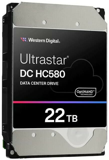 Накопичувач HDD 3.5" SATA 22.0TB WD Ultrastar DC HC580 7200rpm 512MB (0F62785)