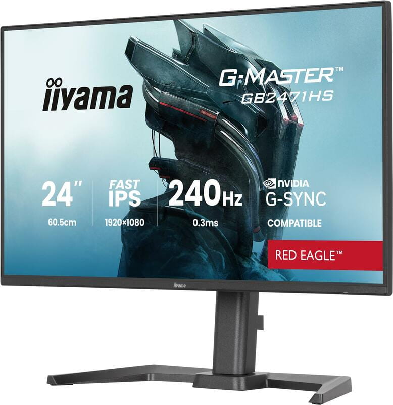 Монітор Iiyama 23.8" GB2471HS-B1 IPS Black 240Hz