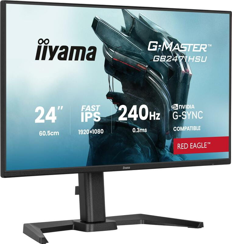Монітор Iiyama 23.8" GB2471HSU-B1 IPS Black 240Hz