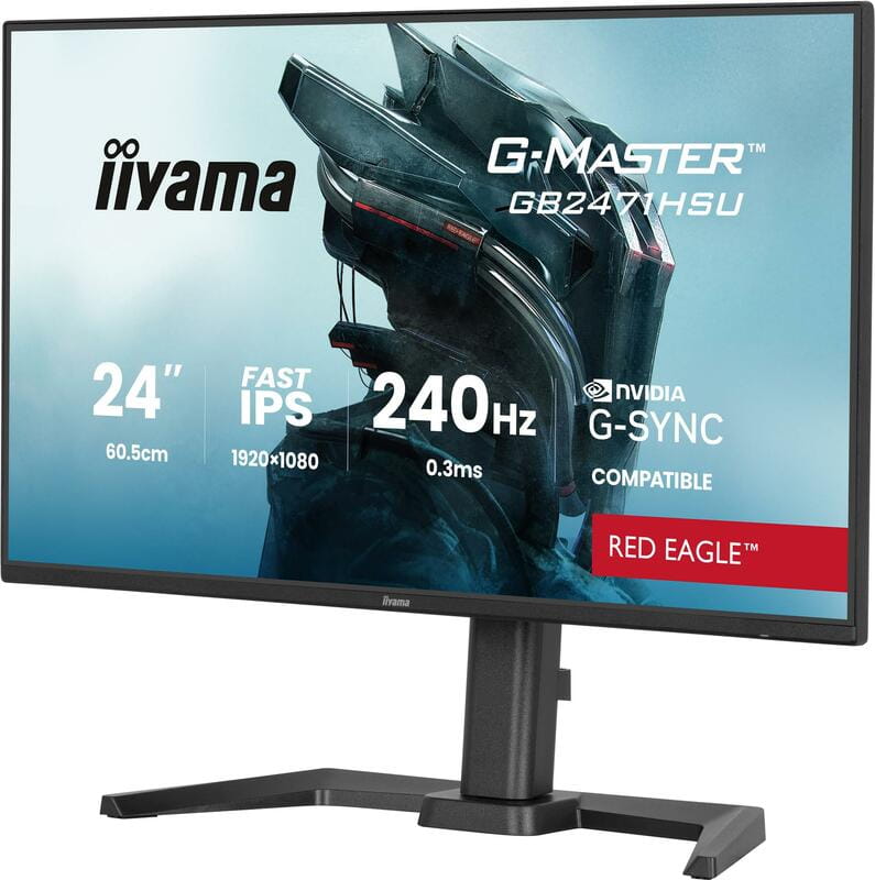 Монітор Iiyama 23.8" GB2471HSU-B1 IPS Black 240Hz