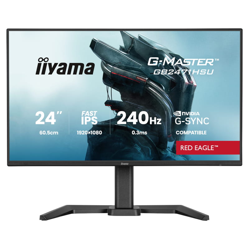 Монітор Iiyama 23.8" GB2471HSU-B1 IPS Black 240Hz