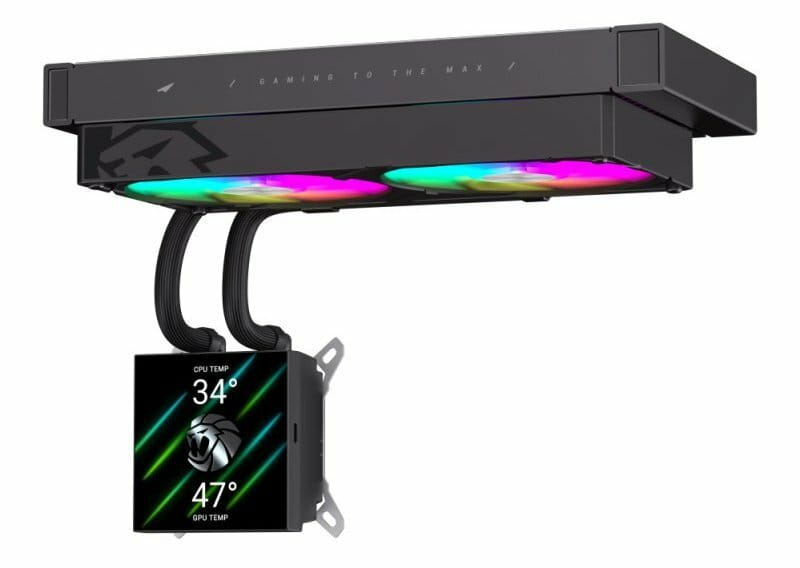 Система водяного охлаждения GameMax Glacier 240 LCD Black