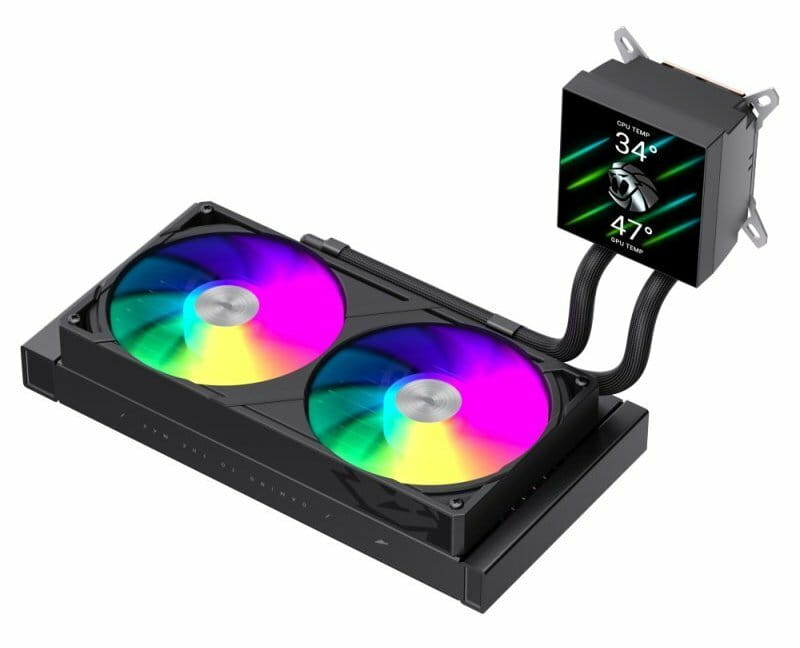 Система водяного охлаждения GameMax Glacier 240 LCD Black