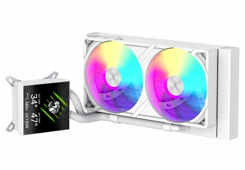 Система водяного охлаждения GameMax Glacier 240 LCD White