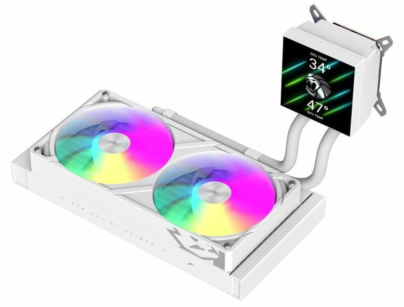 Система водяного охлаждения GameMax Glacier 240 LCD White