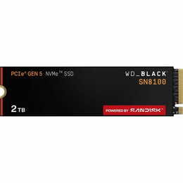 Накопичувач SSD 2TB WD Black SN8100 M.2 2280 PCIe 5.0 x4 3D NAND TLC (WDS200T1X0M)