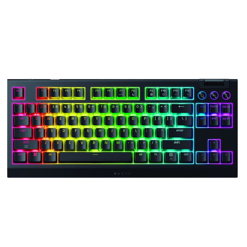 Клавіатура бездротова Razer BlackWidow V4 TKL Hyperspeed (RZ03-05480100-R3M1)