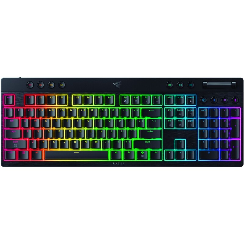 Клавиатура беспроводная Razer BlackWidow V4 Low-Profile Orange switch (RZ03-05270800-R3M1)
