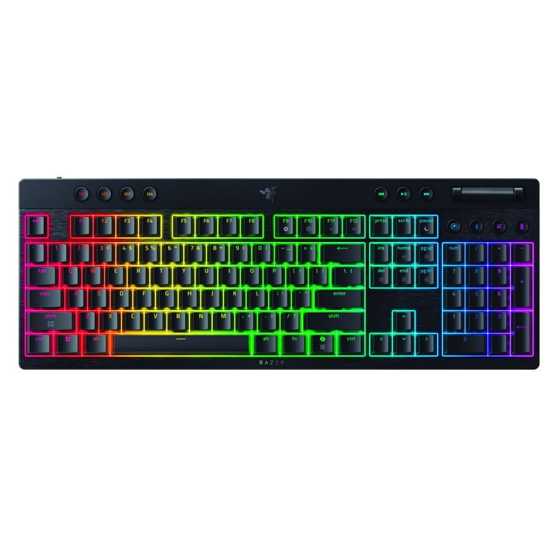 Клавіатура бездротова Razer BlackWidow V4 Low-Profile Yellow switch (RZ03-05271500-R3M1)