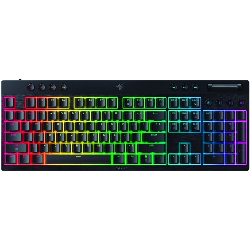 Клавиатура беспроводная Razer BlackWidow V4 Low-Profile Green switch (RZ03-05270100-R3M1)