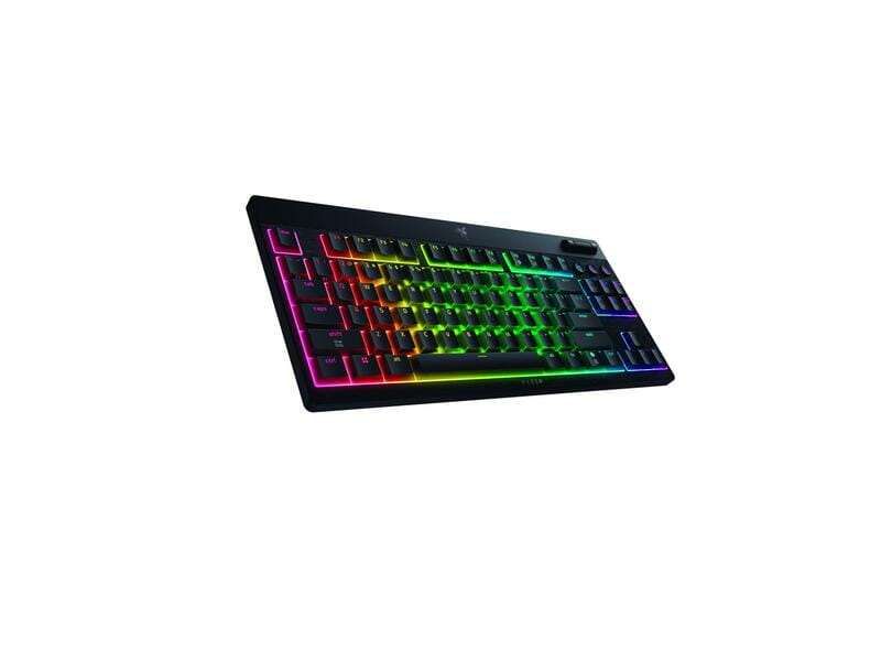 Клавіатура бездротова Razer BlackWidow V4 Low-Profile TKL Yellow switch (RZ03-05450100-R3M1)