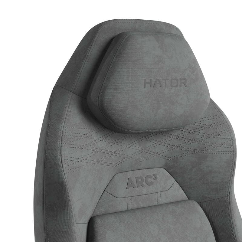 Крісло для геймерів Hator Arc 3 L Velour Grey (HTC3446L)