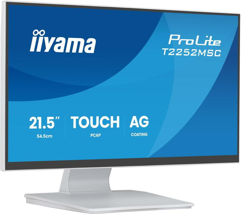 Монітор Iiyama 21.5" ProLite T2252MSC-W2AG IPS White 100Hz
