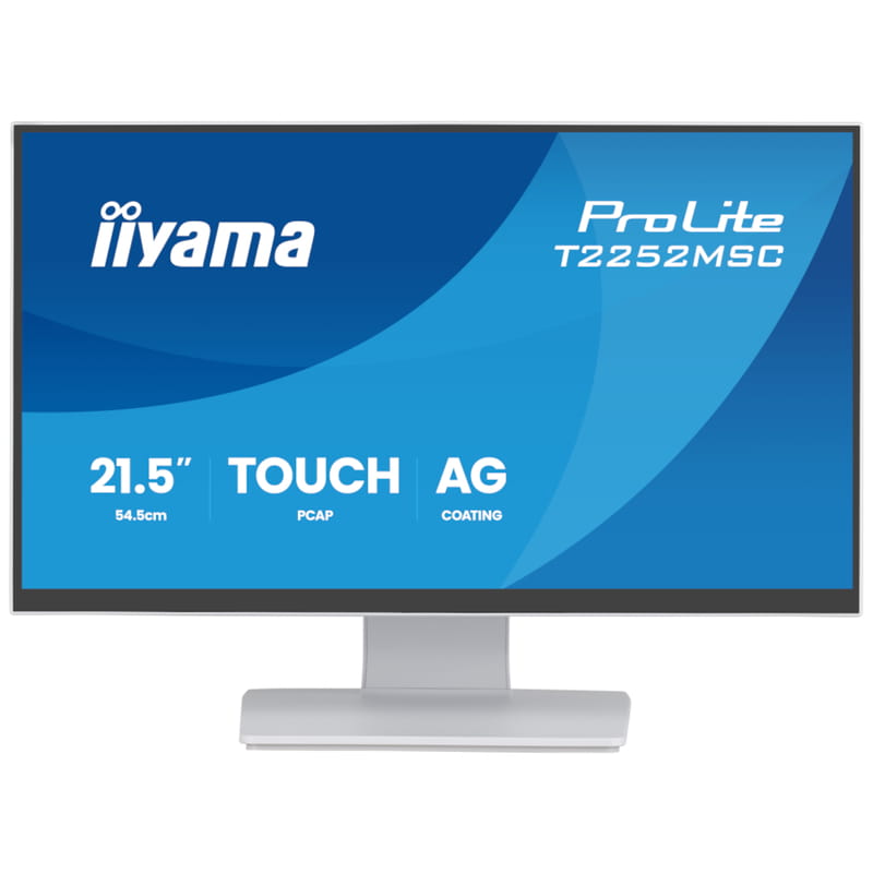 Монітор Iiyama 21.5" ProLite T2252MSC-W2AG IPS White