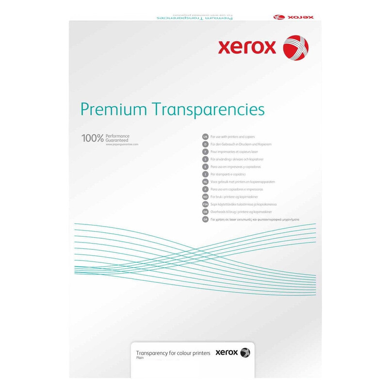 Пленка прозрачная Xerox (003R98202) A4 100л