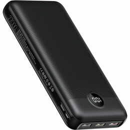 Універсальна мобільна батарея Veger V2708 27000mAh 20W Black