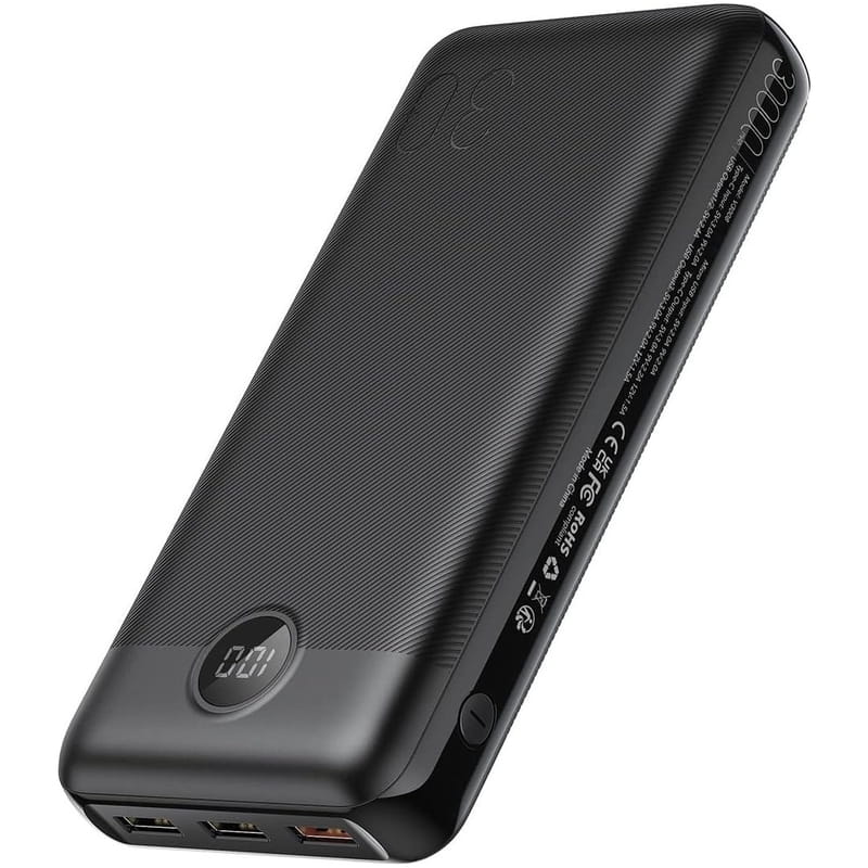 Универсальная мобильная батарея Veger V3008 30000mAh 20W Black