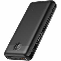 Универсальная мобильная батарея Veger V3008 30000mAh 20W Black