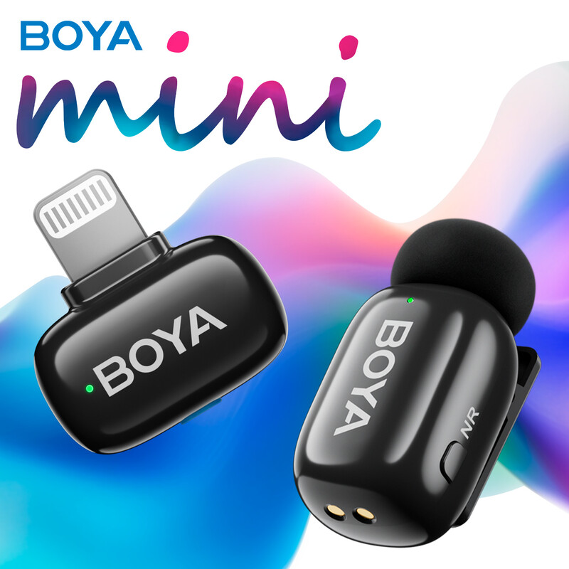 Микрофон BOYA mini-16 Lightning Black