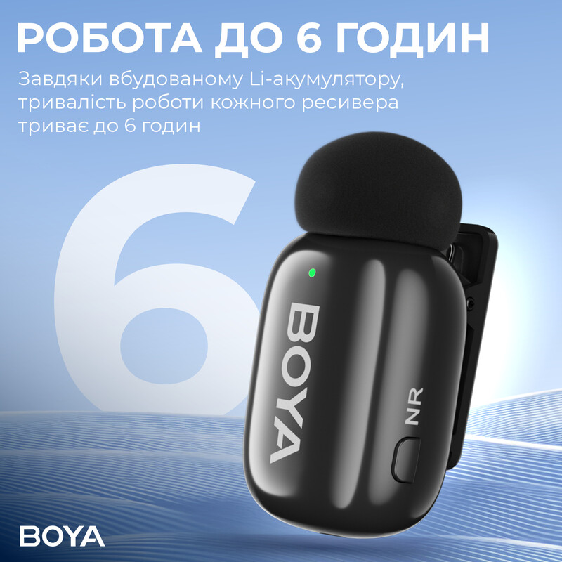Микрофон BOYA mini-16 Lightning Black