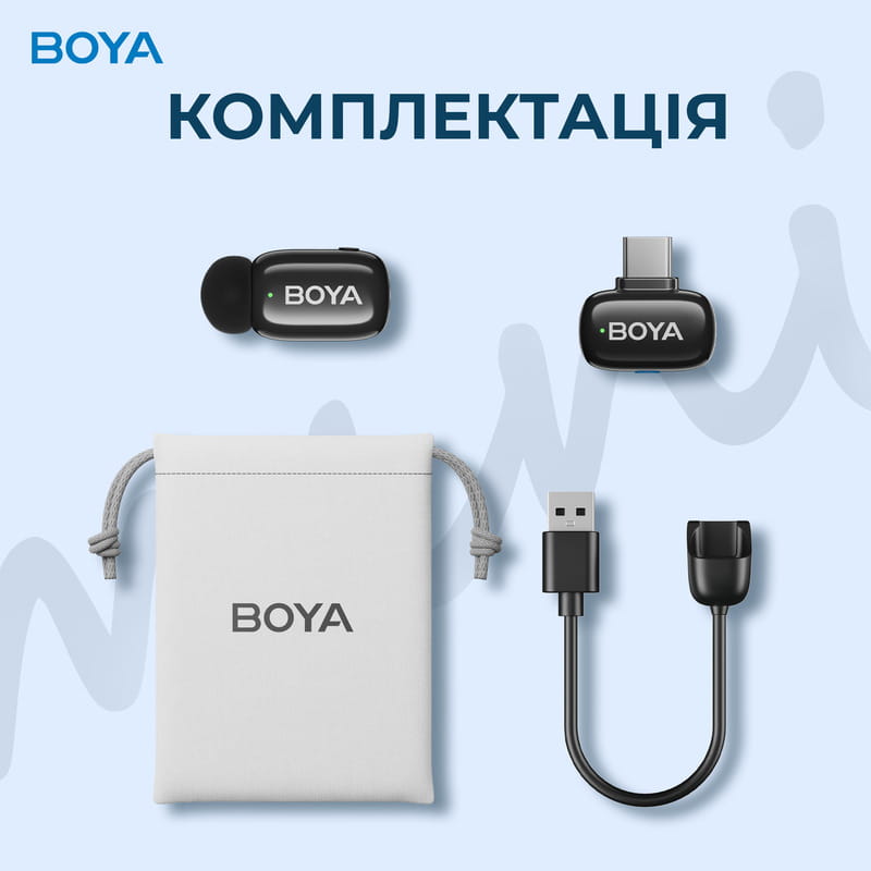 Мікрофон BOYA mini-16 Type-C Black
