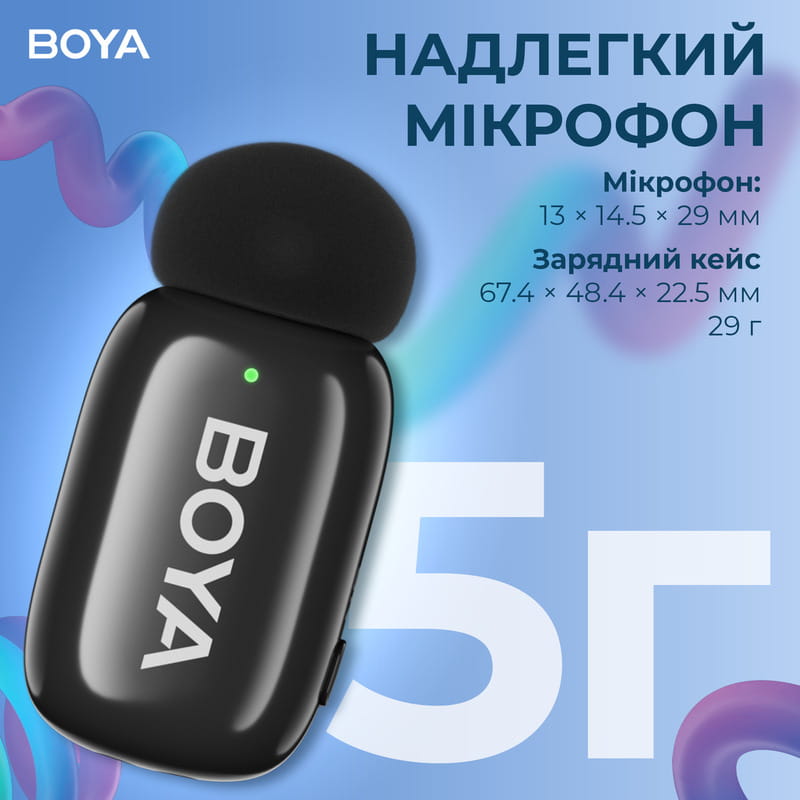 Мікрофон BOYA mini-14 Type-C Black