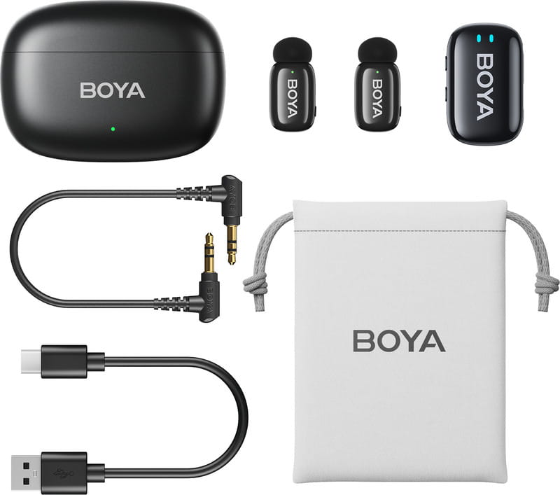 Микрофон BOYA mini-18 TRS for camera Black