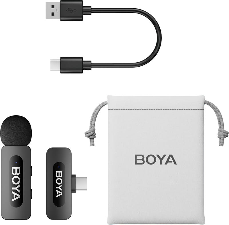 Микрофон BOYA BY-V10 Type-C Black