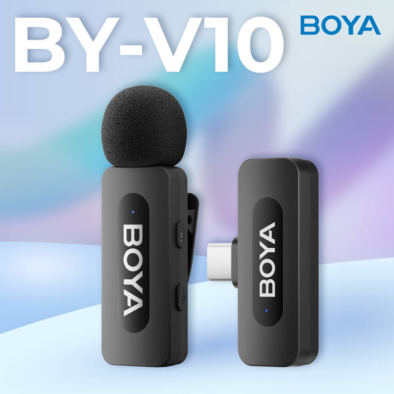 Микрофон BOYA BY-V10 Type-C Black