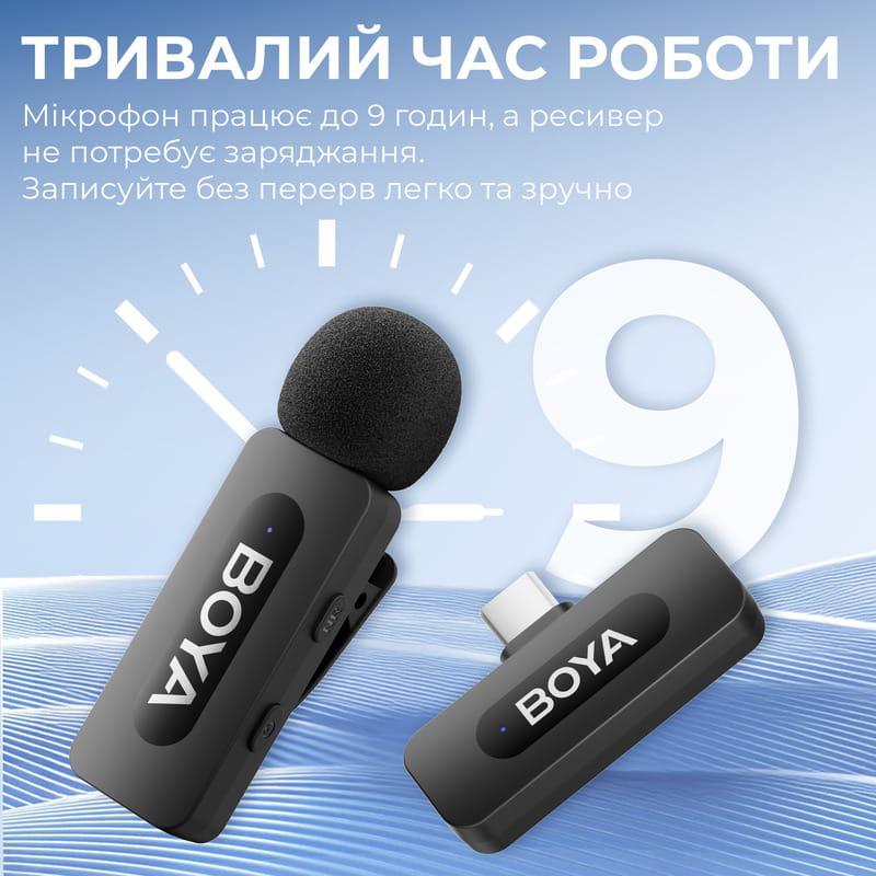 Микрофон BOYA BY-V10 Type-C Black