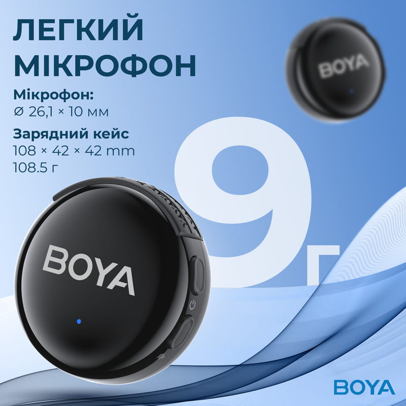 Микрофон BOYA LINK 3-01 Type-C/TRS/Lightning Black
