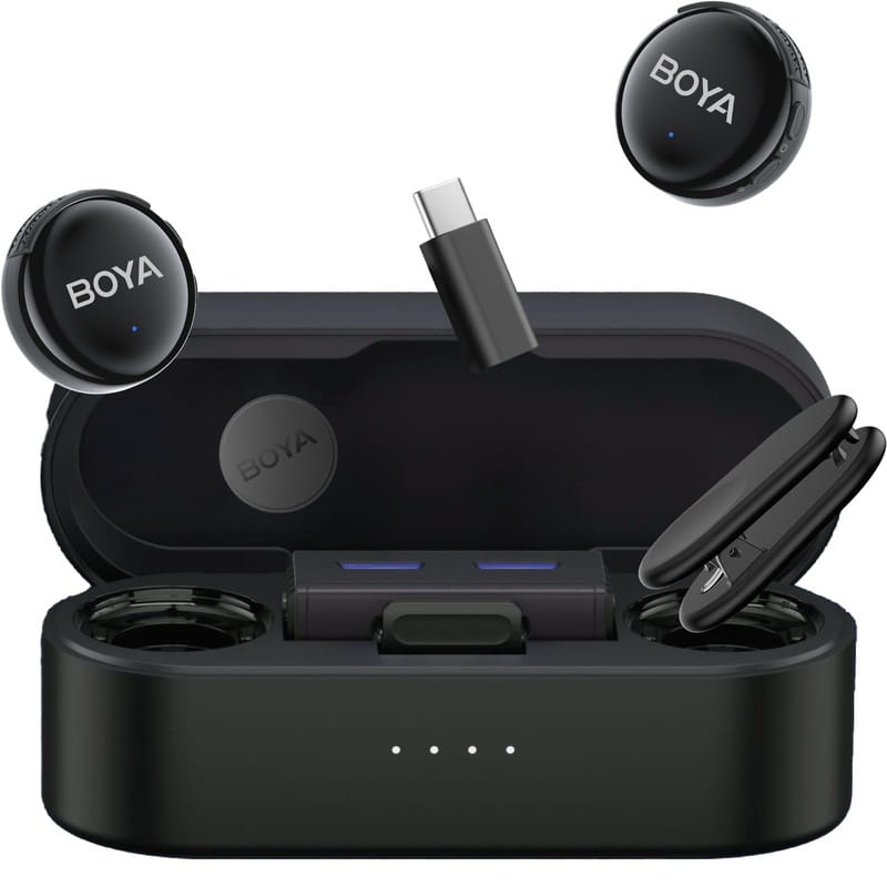 Микрофон BOYA LINK 3-02 Type-C/TRS Black